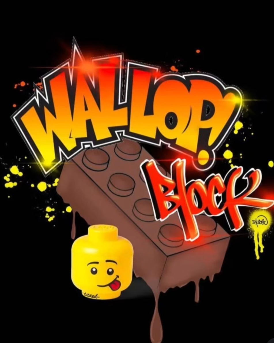 Wallop Block artwork poster